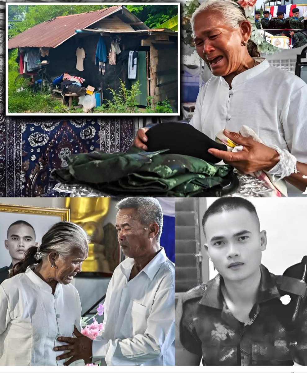 TeddyKung's tweet image. อยากให้ทางกองทัพช่วยดูแลความเป็นอยู่ของคุณพ่อคุณแม่ของ พลทหารธีรยุทธ กระจ่างทอง ด้วยการสร้างบ้านแทนพลทหารธีรยุทธ ซึ่งเป็นความตั้งใจของเขาที่่อยากให้คุณพ่อคุณแม่อยู่ดี มีบ้านที่ดี มันเป็นสิ่งสุดท้ายที่กองทัพจะทำแทนความตั้งใจของพลทหารได้ค่ะ ขอแสดงความเสียใจกับคุณพ่อคุณแม่ด้วยนะคะ