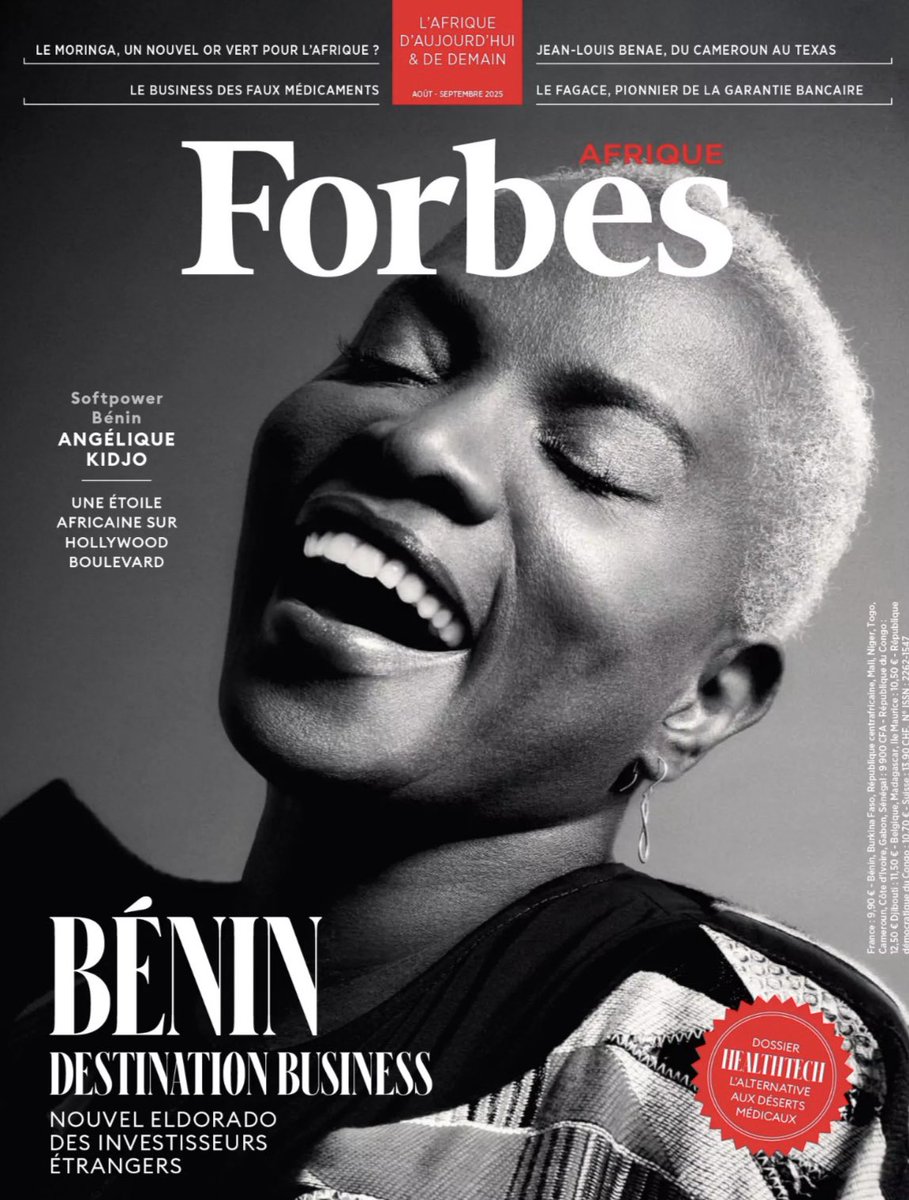 Angelique Kidjo (@angeliquekidjo) on Twitter photo 🇧🇯🌟Benin in the Spotlight! 🌟🇧🇯
🎉 Happy Independence Day🎉
<a href="/Forbes/">Forbes</a> <a href="/ForbesAfrique/">ForumForbesAfrique</a> <a href="/forbesafrica/">Forbes Africa</a> 🇧🇯🌟Benin in the Spotlight! 🌟🇧🇯
🎉 Happy Independence Day🎉
<a href="/Forbes/">Forbes</a> <a href="/ForbesAfrique/">ForumForbesAfrique</a> <a href="/forbesafrica/">Forbes Africa</a>
