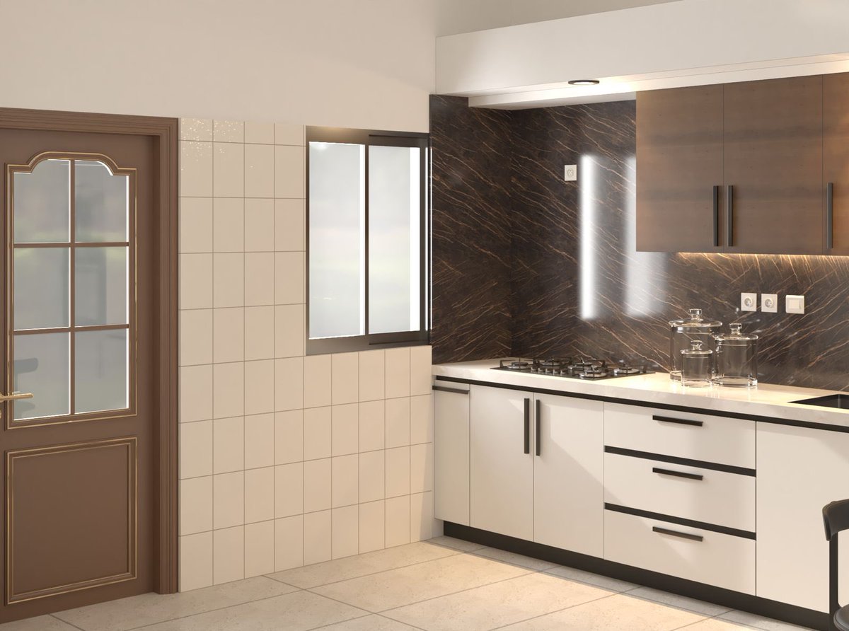 Maquette de réalisation d’une cuisine sis BELAVIE pk 8 pour vos réalisations 696418433.💡