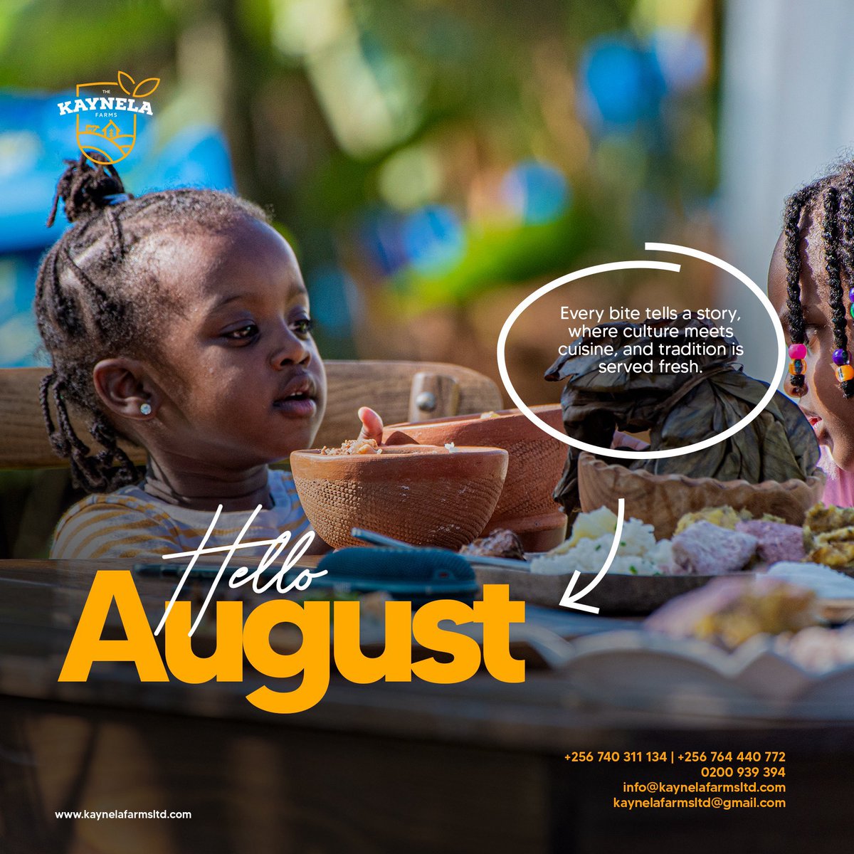 OlivielOfficial's tweet image. August is here — let your soul roam free! 🌾
Fresh farm bites, sunrise hikes, and laughter by the tree
Feed your spirit, milk the moment, chase joy under wide skies.
@kaynelafarmsltd is calling — will you answer the sighs? 💚

Book your visit:
☎️ +256701116511

#AugustAdventures