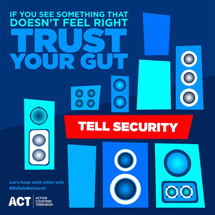 If you’re heading to Humber Street Sesh this weekend, follow safety advice from Counter Terrorism Policing.

❗ Be patient with security checks and staff
🔊 Report to security if you see something that doesn’t feel right
🎵 Enjoy the event
🔄Share the message

#BeSafeBeSound