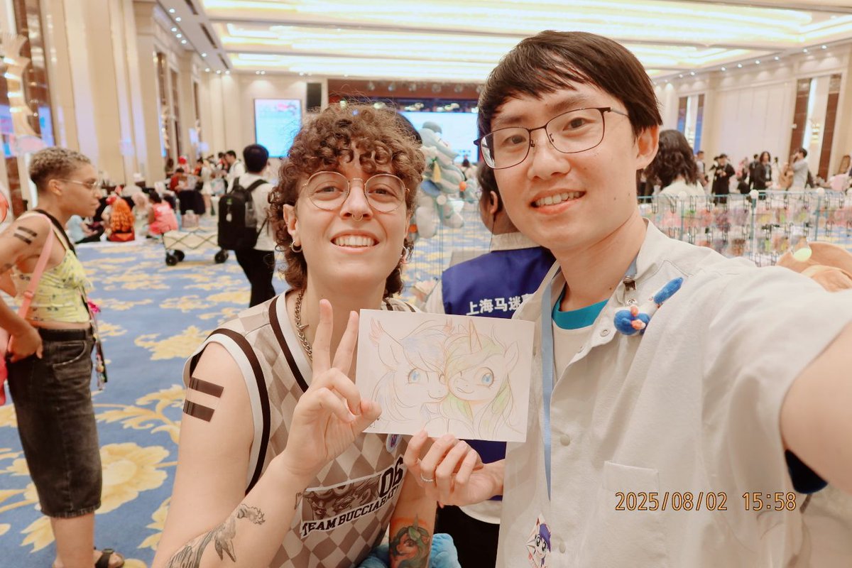 NKPlush's tweet photo. Received a lovely draw from @ImalouArt. Thank you again!❤️💕
So happy to meet you. Hope to see you soon.
#SHBF #上海馬迷嘉年華 https://t.co/V4A4vVSGhG