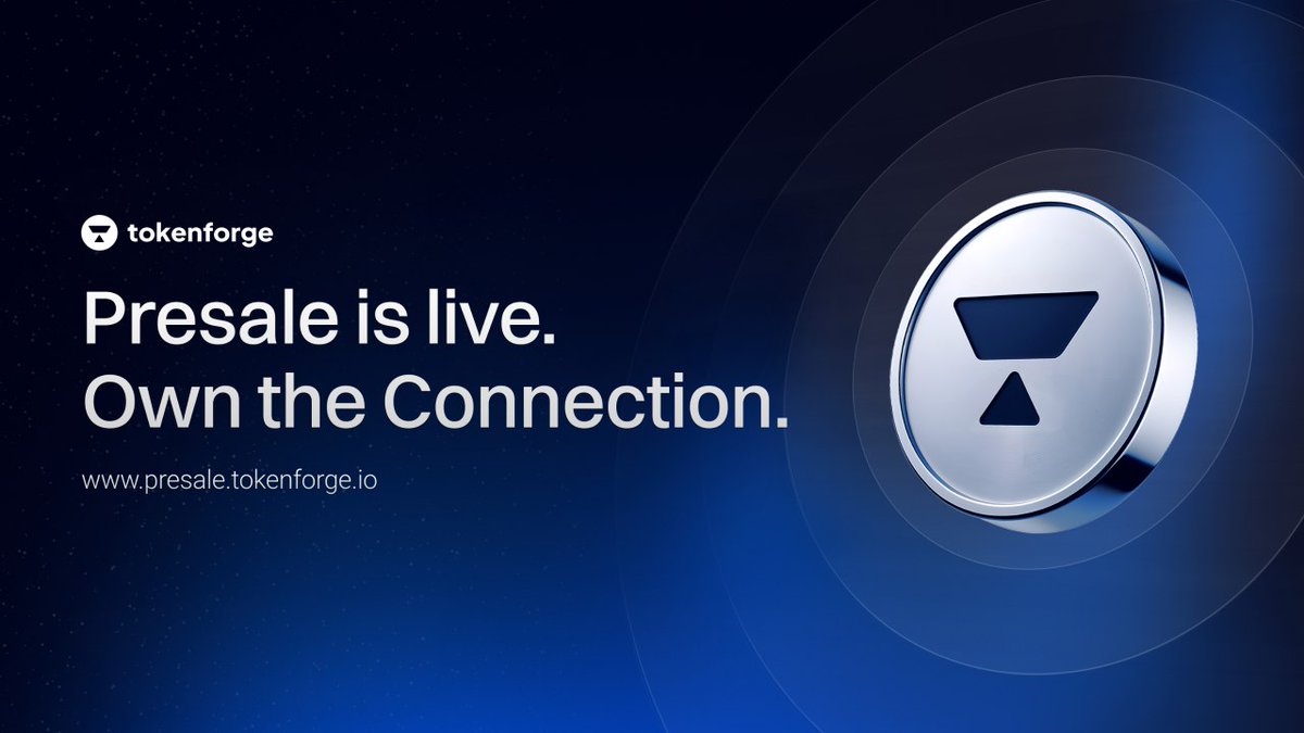 0x_BoneWalker's tweet image. The future of real-world assets is on-chain.

@tokenforge is turning #rwa into unstoppable code.
Smart, secure, scalable.

This is #tokenization done right.
#tokenforge