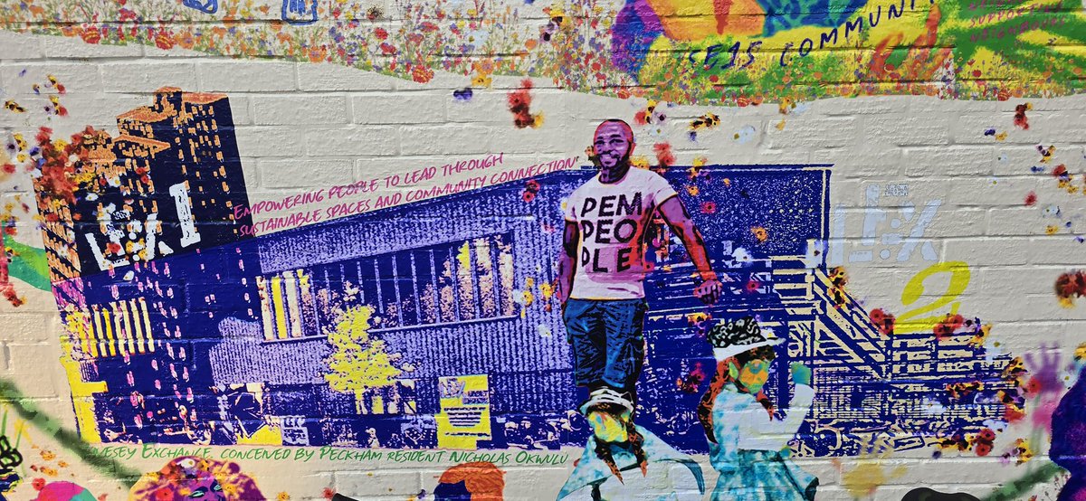 Glad that we are featured in SEEDS OF HOPE Peckham mural