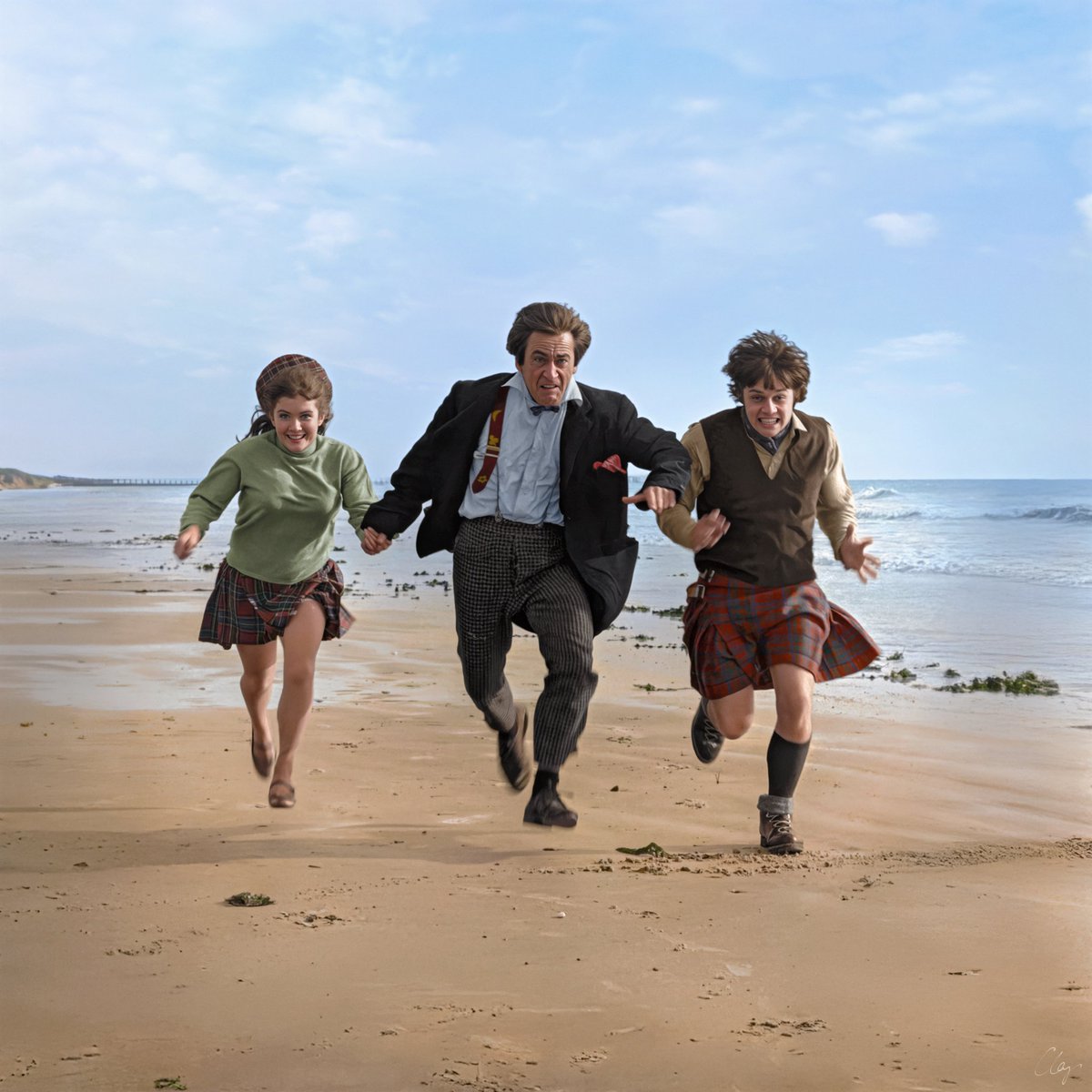 SamuelLiddell8's tweet image. I made this picture of the Second Doctor, Jamie, and Victoria. But I would like to give credit to @claytonhickman for the original image 😃👍. #PatrickTroughton #seconddoctor #2ndDoctor #FrazerHines #jamiemccrimmon #DeborahWatling #VictoriaWaterfield @Helenpriceedits