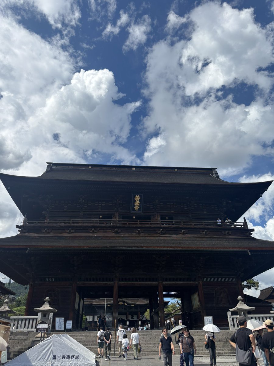 善光寺〜♩