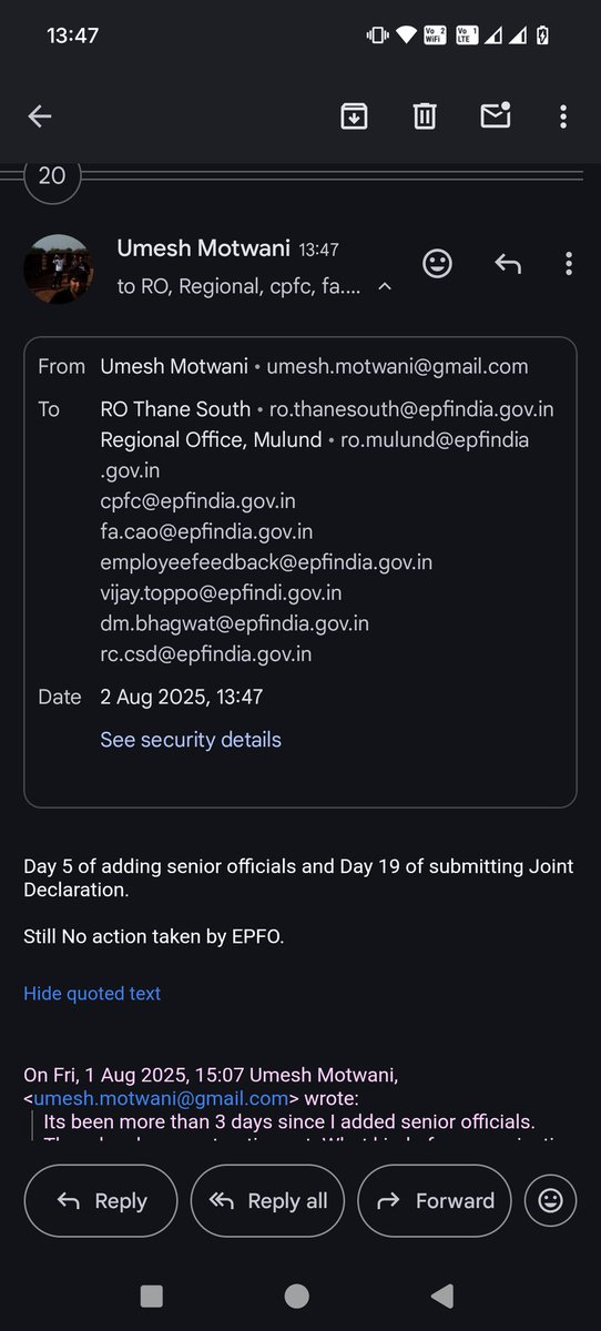 umesh_rockstar's tweet photo. Screenshots for your reference !
@socialepfo @ro_ThaneNorth @CLCMOLE https://t.co/qEgSM4LDJS