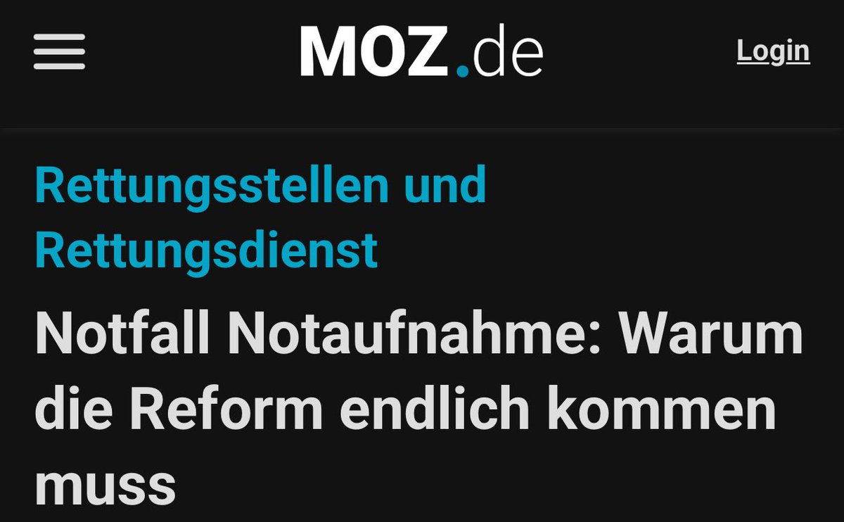1/
Die Notfallreform gehört zu den am besten vorbereiteten Strukturreformen im Gesundheitswesen. Sie liegt sprichwörtlich „in der Schublade“.

Was fehlt? Der Wille zur schnellen Umsetzung.

Was bringt die Reform? Eine bessere Versorgung &amp; Einsparpotenzial von 3–5 Mrd. jährlich ⬇️