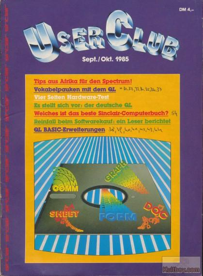 Retrojournal_de's tweet image. User Club Sept./Okt. 85
🇩🇪Der deutsche QL stellt sich vor
🧠BASIC-Erweiterungen &amp;amp; Vokabelpauken auf dem Sinclair
🔧4 Seiten Hardware-Test
🎯Software-Reinfälle, Erfahrungsberichte &amp;amp; bunte QL-Begriffe auf dem Cover
#SinclairQL #Spectrum 

Cover von kultboy.com