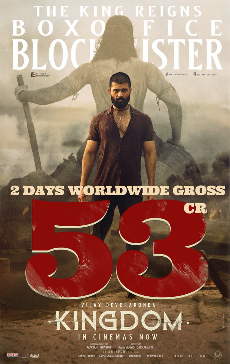 its_stalker24's tweet image. #VijayDeverakonda &amp;amp; #Satyadev Brother Roles tho Pranam Posaru.. 

Konni Scenes Lo Challa Emotional Ipotham ..

Worth Watch 🔥.
Don't Miss IT on Big Screen 👑
#BlockBusterKingDom
#Kingdom