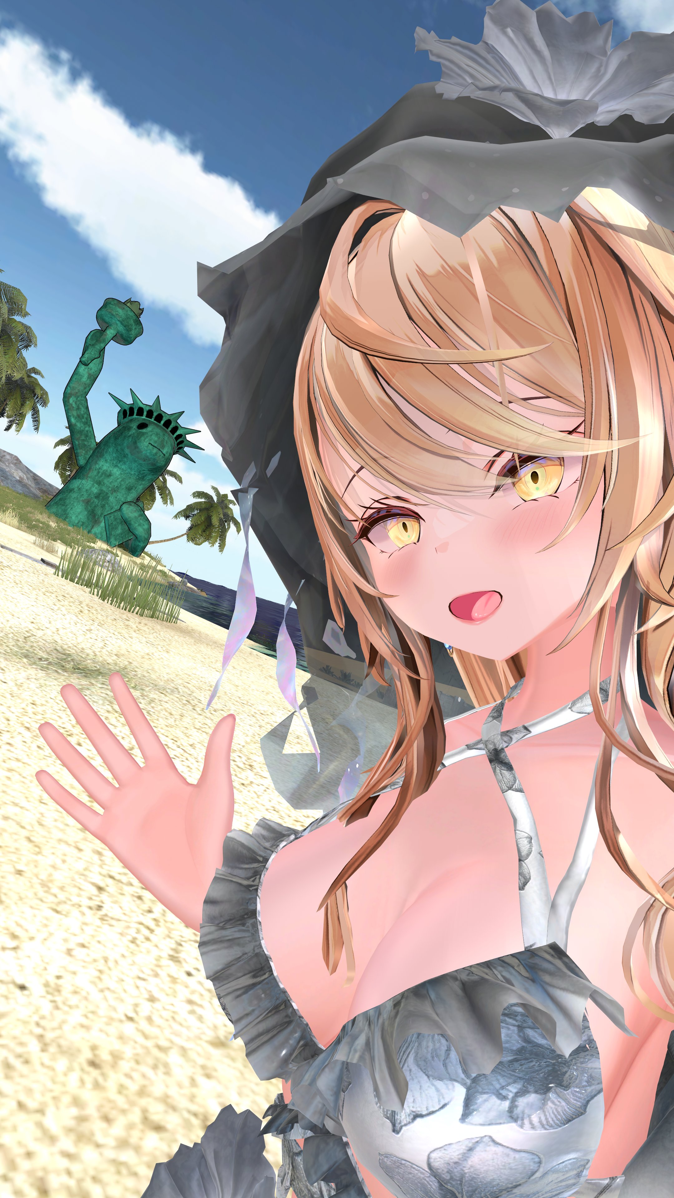 アニメスタイル 女性人物画 水着 オリジナル 水着ガール - はなこのイラスト - pixiv