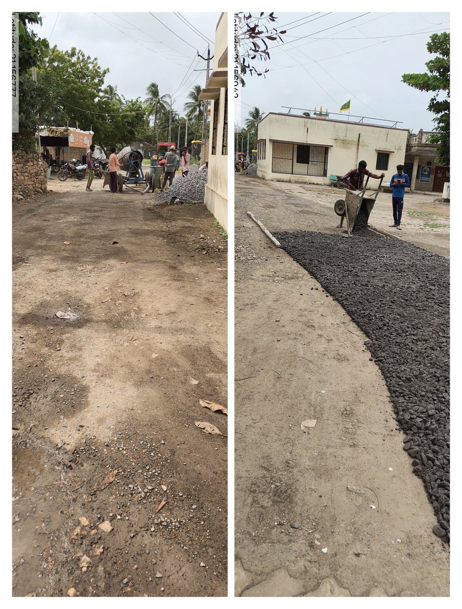 આજરોજ લંબોરા ગામે સીસી રોડ નું કામ ચાલુ કરવામાં આવ્યું