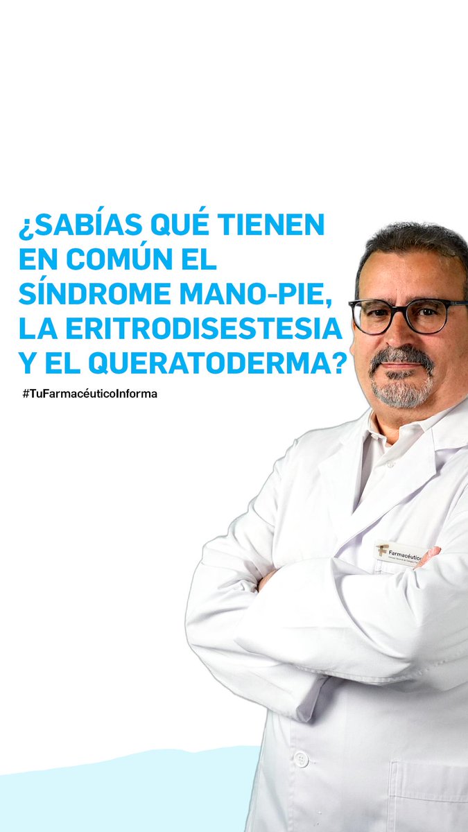 COFCuenca (@cofcuenca) on Twitter photo 🖐👣 ¿Síndrome mano-pie, eritrodisestesia o queratoderma palmo-plantar?
Videoconsejo impartido por <a href="/oncodermo/">oncodermo</a>
Una iniciativa de Farmacéuticos y <a href="/Medicina_TV/">Medicina Televisión</a> con la colaboración de <a href="/LaRochePosay_ES/">La Roche-Posay ES</a>
📽️ ow.ly/hCEv30sOuCf
#FarmaciaDermoyCáncer 🖐👣 ¿Síndrome mano-pie, eritrodisestesia o queratoderma palmo-plantar?
Videoconsejo impartido por <a href="/oncodermo/">oncodermo</a>
Una iniciativa de Farmacéuticos y <a href="/Medicina_TV/">Medicina Televisión</a> con la colaboración de <a href="/LaRochePosay_ES/">La Roche-Posay ES</a>
📽️ ow.ly/hCEv30sOuCf
#FarmaciaDermoyCáncer