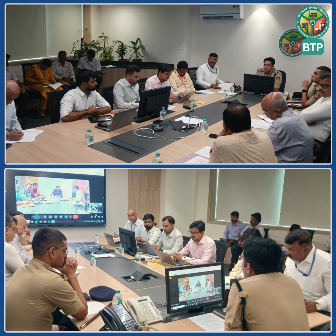 Joint CP, Traffic, Bengaluru (@jointcptraffic) on Twitter photo A meeting was held with officials of <a href="/BMTC_BENGALURU/">BMTC</a> <a href="/BBMPofficial/">Bruhat Bengaluru Mahanagara Palike</a> <a href="/OfficialBMRCL/">ನಮ್ಮ ಮೆಟ್ರೋ</a> and several civic bodies regarding the steps to be taken to improve the Bangalore urban traffic system as per the directions of the Hon'ble Chief Secretary, Government of Karnataka.
ಮಾನ್ಯ ಮುಖ್ಯ A meeting was held with officials of <a href="/BMTC_BENGALURU/">BMTC</a> <a href="/BBMPofficial/">Bruhat Bengaluru Mahanagara Palike</a> <a href="/OfficialBMRCL/">ನಮ್ಮ ಮೆಟ್ರೋ</a> and several civic bodies regarding the steps to be taken to improve the Bangalore urban traffic system as per the directions of the Hon'ble Chief Secretary, Government of Karnataka.
ಮಾನ್ಯ ಮುಖ್ಯ
