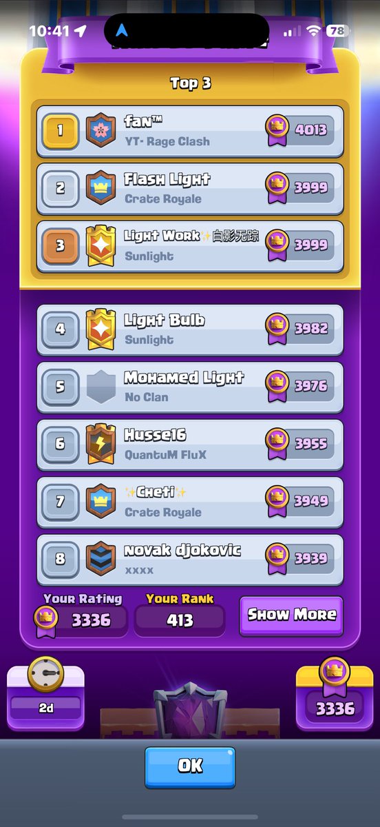 TOP 1K Players dm to add for Seasonend 🧟