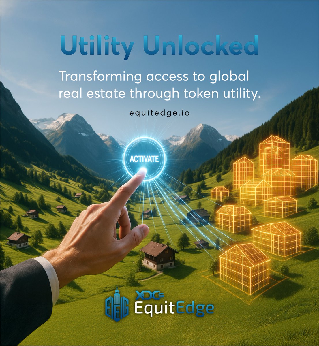 EquitEdge's tweet photo. The $EEG token is more than just a digital asset, it's your gateway to the #EquitEdge platform.

From enabling real estate access to facilitating fractional ownership, EEG, a utility token, empowers holders with seamless entry into tokenized Swiss properties and beyond.

It's the exclusive token that will allow key players in the real estate industry to engage with our innovative marketplace. Here's how:

-> Listing Properties: Property owners and builders will use $EEG to list their properties on the EquitEdge marketplace.
-> Accessing Services: Property consultants, agents, advertisers, facility managers, architects, interior designers, suppliers of building materials, audit firms and legal consultants, etc, will use $EEG to offer their services to platform users. Initially available on DEXs like XSWAP, we may explore CEX listings in the future, expanding accessibility for everyone.

Explore, invest, and unlock a world of premium assets, all through EEG.

🔗https://t.co/c6ZrLyOLAf

#RWA #Web3Property #RealEstateTokenization #DigitalAssets #FractionalOwnership #RealEstateInvesting #Crypto #UtilityToken #EEG #InvestSmart #XDC #RealEstateTokenization #Web3 #Blockchain #BuiltOnXDC #WeAreXDC
