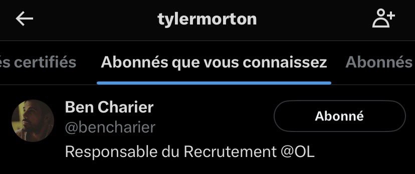 Ben Charier follow Morton sur Twitter je ne pense pas que ça soit récent mais je pense que ça date de très longtemps donc au moins on peut être sur qu’il connaisse bien le joueur.