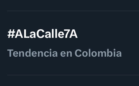Le pido a Colombia que esté numeral llegue a 100 mil
Trinos 

¿Aceptamos el desafío?
