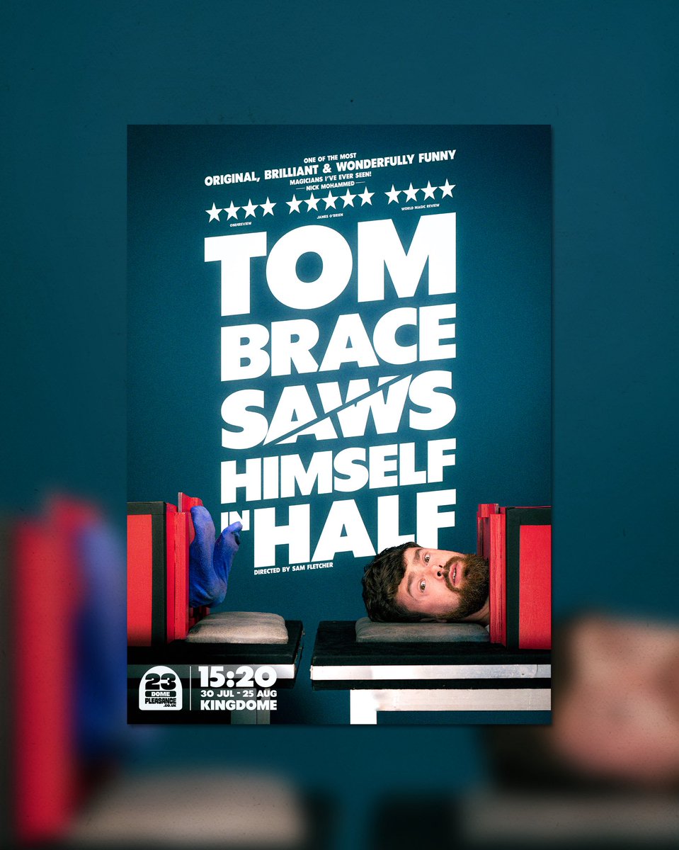 Tom Brace (@tombracemagic) on Twitter photo Edinburgh! I’m back! Come catch me attempt to saw myself in half everyday as part of this years <a href="/edfringe/">Edinburgh Festival Fringe</a>.
Strictly 25 performances only.
Tickets: edfringe.com/tickets/whats-… Edinburgh! I’m back! Come catch me attempt to saw myself in half everyday as part of this years <a href="/edfringe/">Edinburgh Festival Fringe</a>.
Strictly 25 performances only.
Tickets: edfringe.com/tickets/whats-…