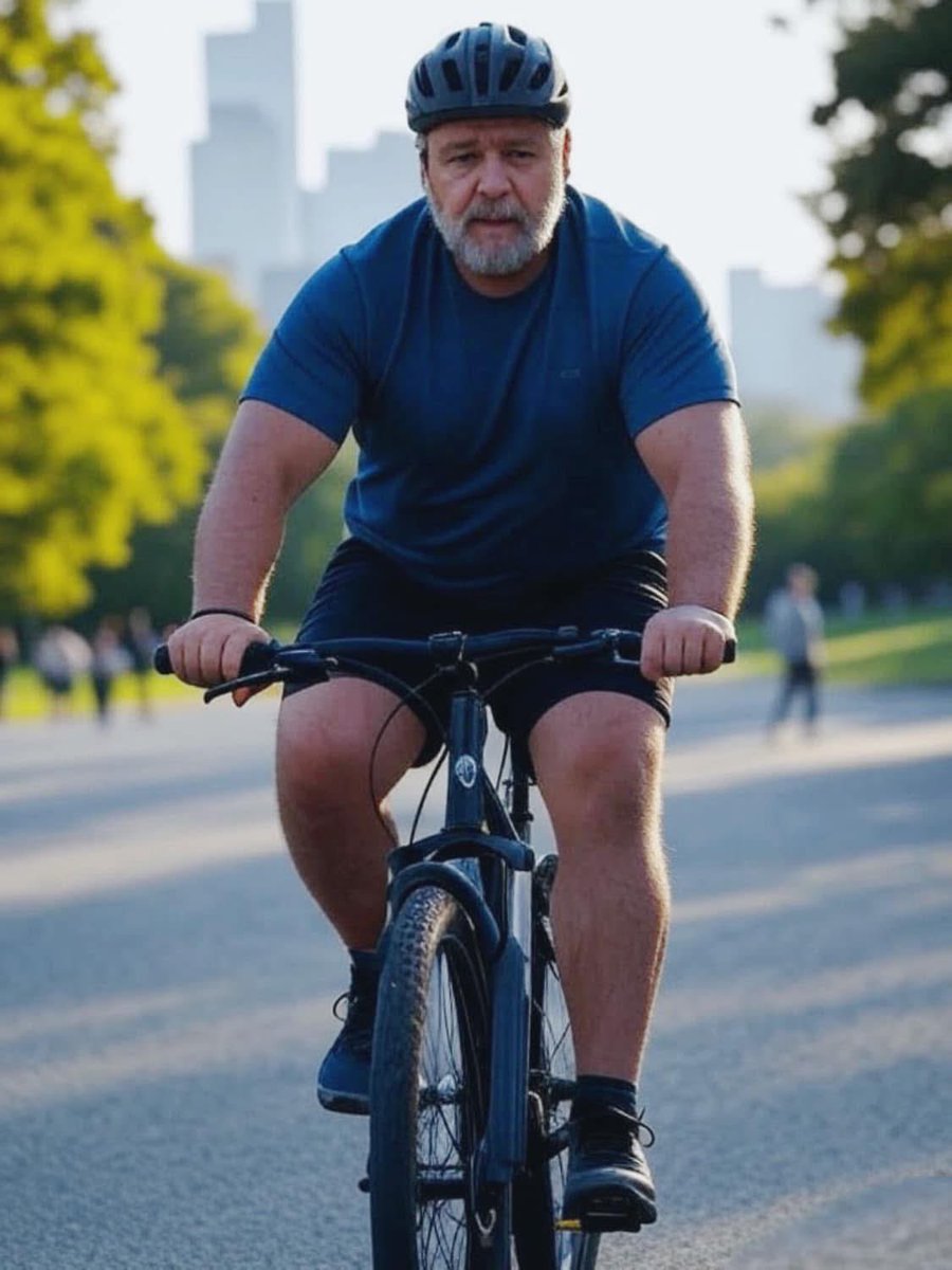 RussellFansCon's tweet photo. Sometimes the ride is the only way to clear the noise. Been sitting on this one a while. Thought Iโd share. #TwoWheelsAndPeace #RussellCrowe #OldTread #StillRolling #UnscriptedMoments #hollywood https://t.co/FXtDiPFlvI