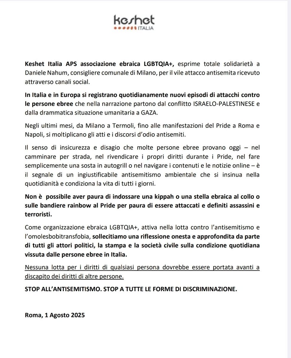 Keshet Italia tweet media