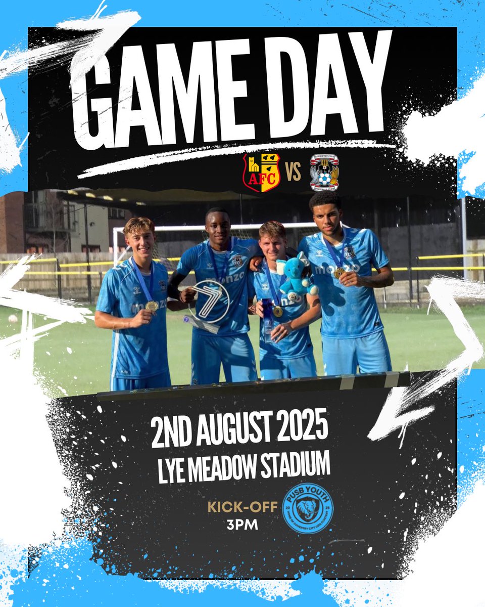 MATCHDAY!!
The U21s are back in action this afternoon, following their Soccer 7s Series triumph in Singapore.  

🆚 Alvechurch FC
⏰ 3pm
🏟️ Lye Meadow

#PUSB || #PUSBYouth🐘