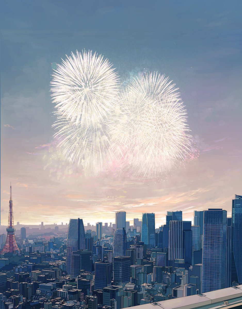 oekaki_nanana's tweet photo. 花火の絵は好きだけど現実の迫力には絶対に勝てない https://t.co/Nia8N99Nnb