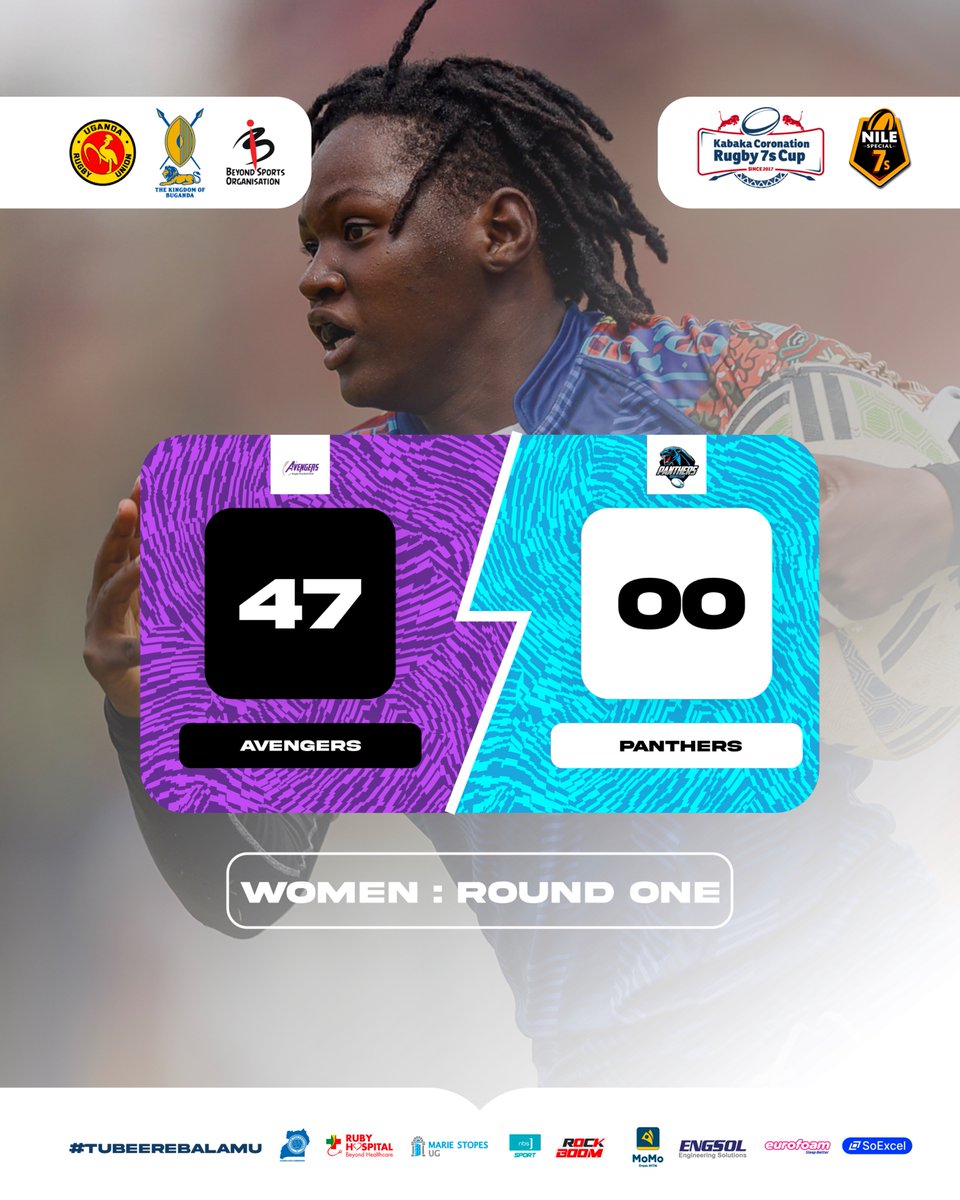 🟣AVENGERS 0 - 20 🔵PANTHERS 

#KabakaCoronationRugby7s