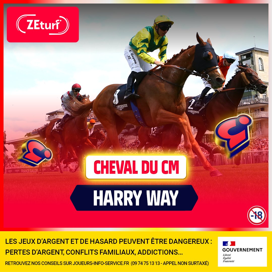 🐴 Pas de vainqueur hier, alors on remet ça !

Selon la place de Happy Way dans la R1C3 à Clairefontaine, le CM vous offre : 
🥇 5x10€ pour la 1ère place
🥈 4x10€ pour la 2ème place
🥉 3x10€ pour la 3ème place

❤+🔁+💬 avec #MerciZEturf pour participer

⏳ TAS 3/08