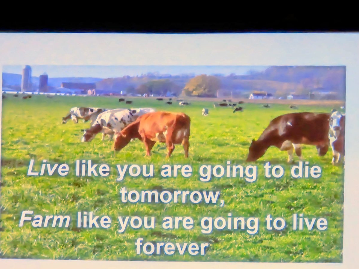 Precision Nutrition (@precisionnutrit) on Twitter photo Robbie is over at the National Strip Tillage conference in Iowa where he met up with his great friend Gary Zimmer
Robbie loved this brilliant last slide to his presentation and is looking forward to seeing him again in Ireland for the <a href="/NatOrgSkill/">National Organic Training Skillnet</a> Biofarm Conference in Nov Robbie is over at the National Strip Tillage conference in Iowa where he met up with his great friend Gary Zimmer
Robbie loved this brilliant last slide to his presentation and is looking forward to seeing him again in Ireland for the <a href="/NatOrgSkill/">National Organic Training Skillnet</a> Biofarm Conference in Nov
