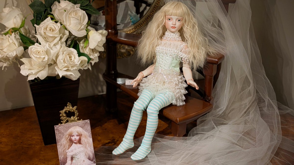 【希少】 小さな貴婦人 岡馬勲作 ビスクドール フランクリン画廊 トランク付き ビスクドール 小さな貴婦人 岡馬 勲 作｜トレファクONLINE