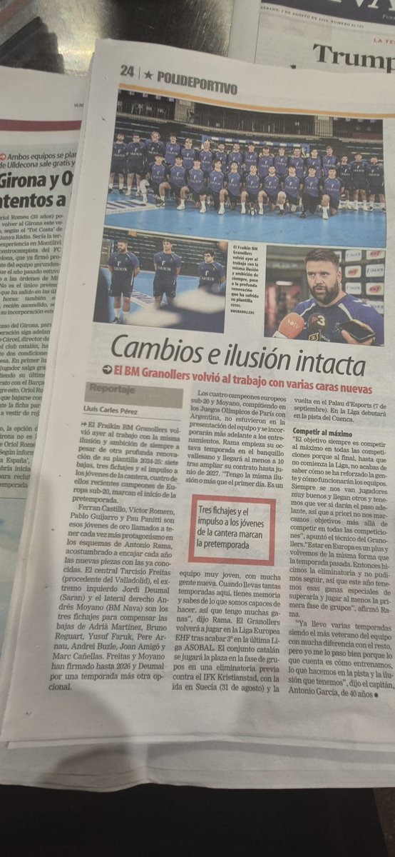 JFM_bmg's tweet photo. @mundodeportivo sou uns cracks...fotos d'ahir i crònica de l'any passat...no hi ha ningú que repassi abans de publicar? @BMGranollers #Handball #respectepelnostreesport #piticollons https://t.co/TjblQ46H0u