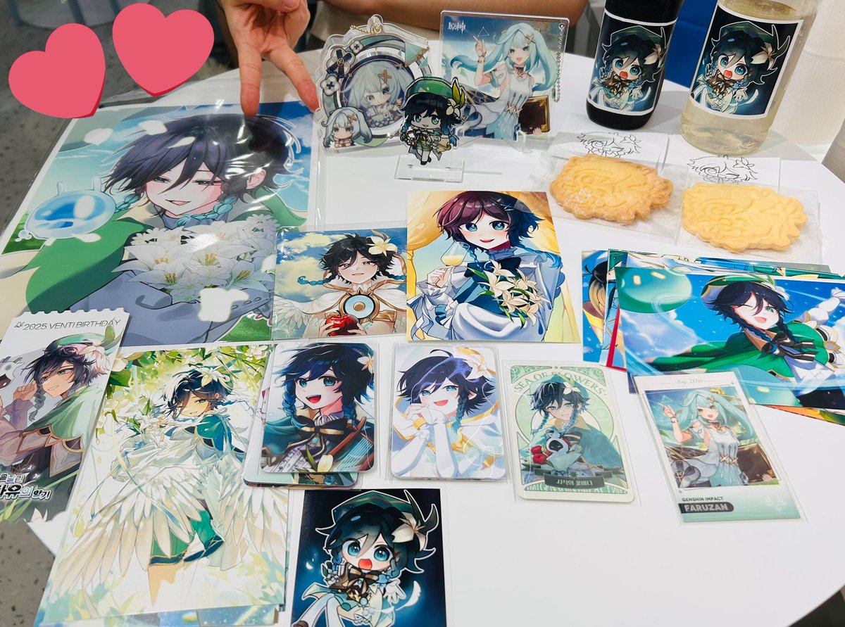 #시가_되어_흩날린_자유의_향기
친구랑 벤티 생카 다녀왔습니다🥰💚💚 벤티 생일축하해!!