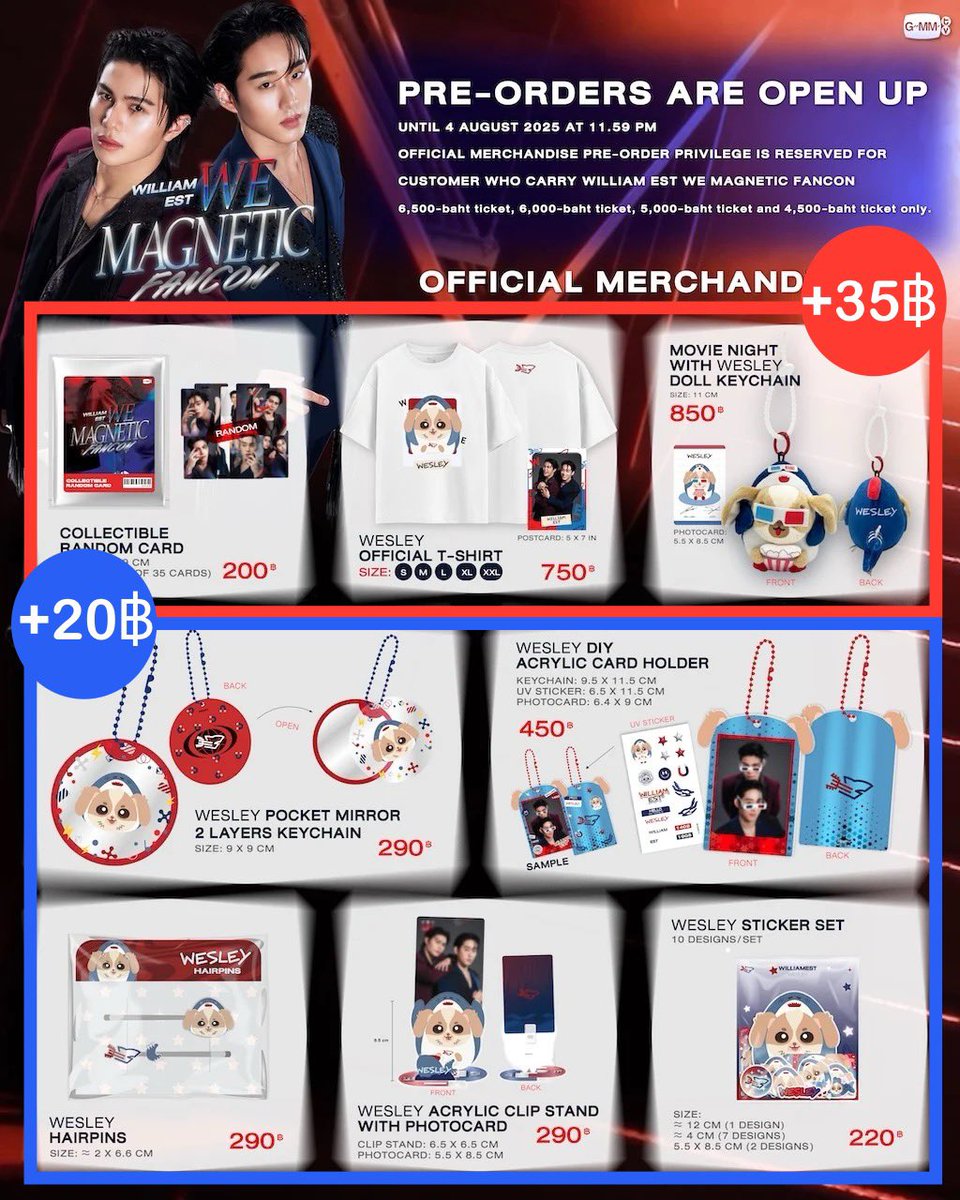 พรีออเดอร์ กู้ดส์คอน #WilliamEstFancon

✅มีสิทธิ์รอบวันที่ 9

การ์ดแรนด/เสื้อ/เวสลี่ย์ +35฿
อื่นๆ +20฿

📦นัดรับหน้าคอนวันที่ 9/เซนพระราม 9/srtดอนเมือง
🛒ค่าส่งเหมา 50 ออเดอร์เล็กลดค่าส่งให้ได้ค่า

#ตลาดนัดgmmtv
#ตลาดนัดgmm
#ตลาดนัดวิลเลี่ยมเอส
#วิลเลี่ยมเอส #WilliamEst