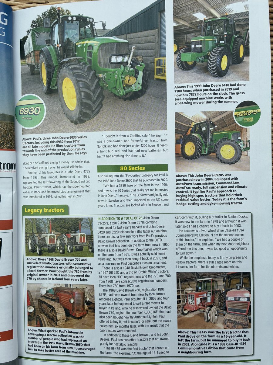 Paul Holmes (@kirtonskeldyke) on Twitter photo May I suggest a bit of light reading on a wet weekend in harvest, an excellent article by <a href="/ClassicTracMag/">ClassicTractorSandy</a> in this month’s Classic Tractor magazine. They are all for sale if the price was right!!! May I suggest a bit of light reading on a wet weekend in harvest, an excellent article by <a href="/ClassicTracMag/">ClassicTractorSandy</a> in this month’s Classic Tractor magazine. They are all for sale if the price was right!!!