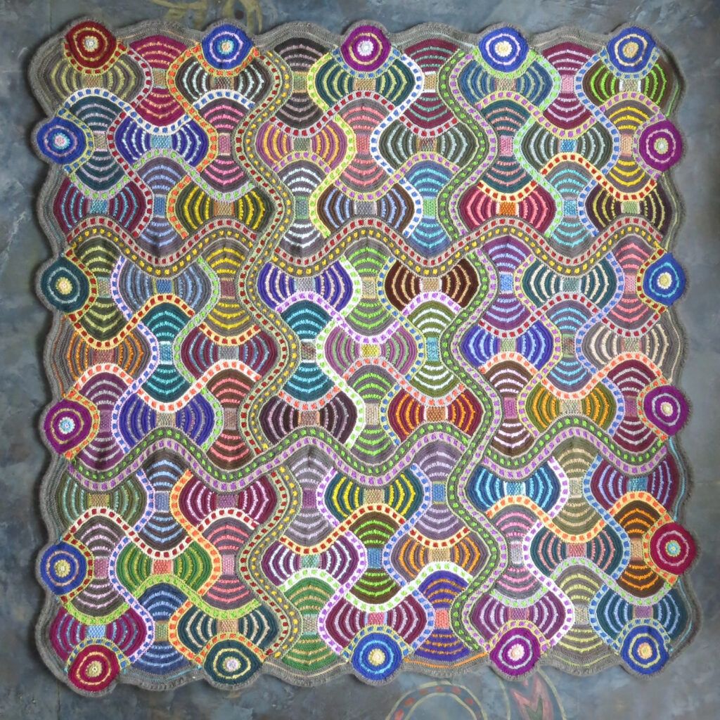 knithacker's tweet image. Free Patchwork Quilt Pattern For Knitters, Designed By Horst Schulz: 👉 buff.ly/e0kyxQ0 (Ravelry) #knitting #freepattern #handmade 💜