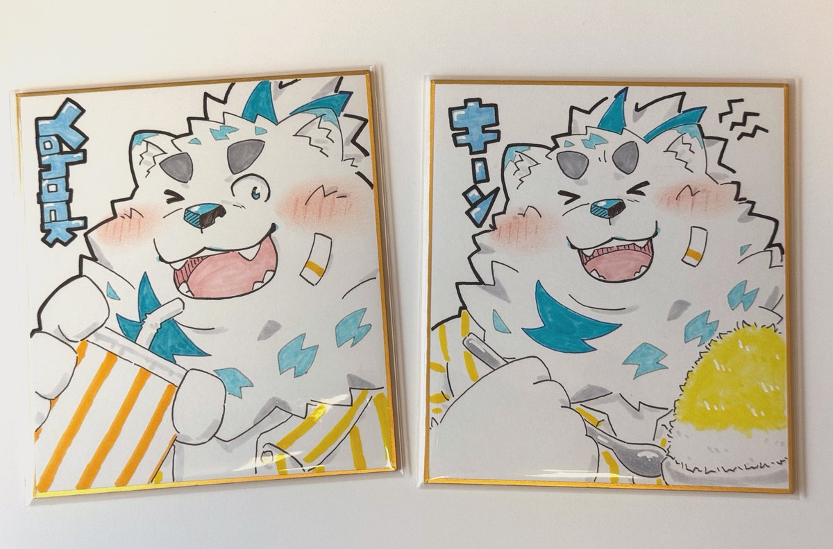 色紙の絵柄です！🙇‍♂️