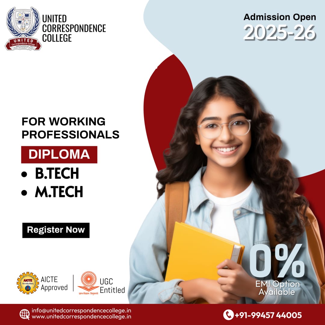 UnitedCorrespo1's tweet image. Advance your career without compromising your job!
 
Join B.Tech or M.Tech Diploma programs at United Correspondence College.

📞 wa.me/+91-9945744005
🌐 unitedcorrespondencecollege.in

#BTechForProfessionals #MTechDiploma #DistanceLearning #Working