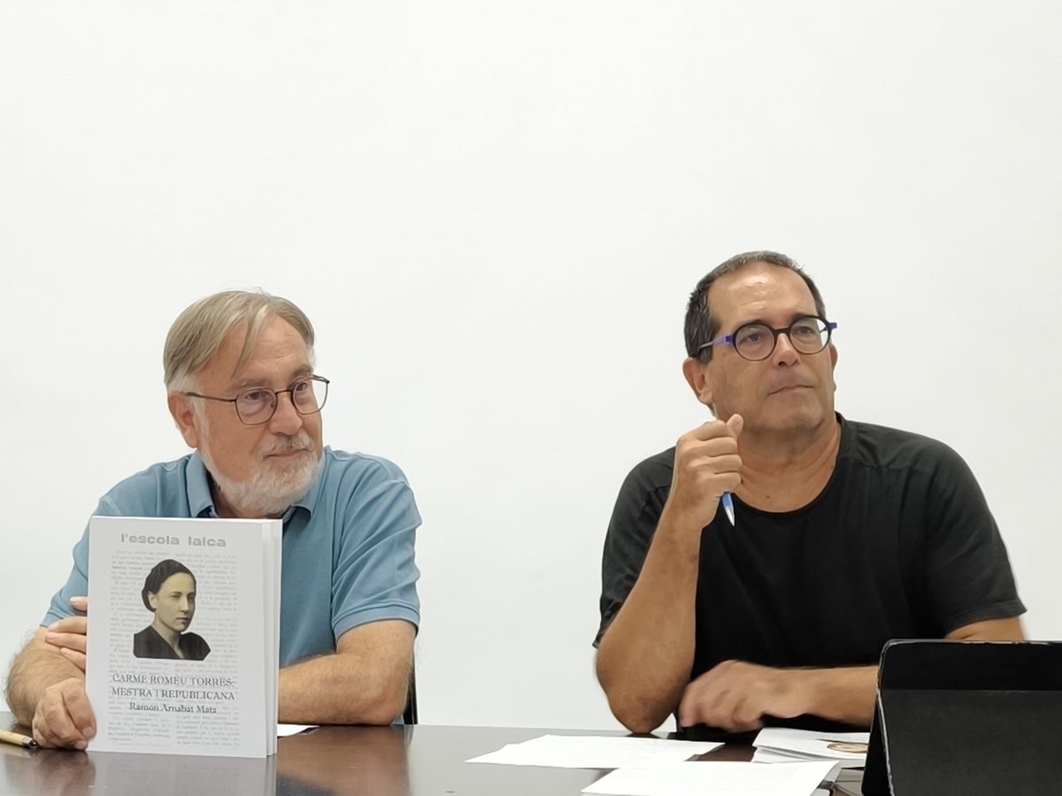 Ahir, amb l'<a href="/albert_taule/">Albert Taulé Tello</a>  vam presentar a LLorenç del Penedès el llibre Carme Romeu Torres: mestra i republicada, editat per <a href="/RAMONSICART/">RAMON SICART BATET</a>