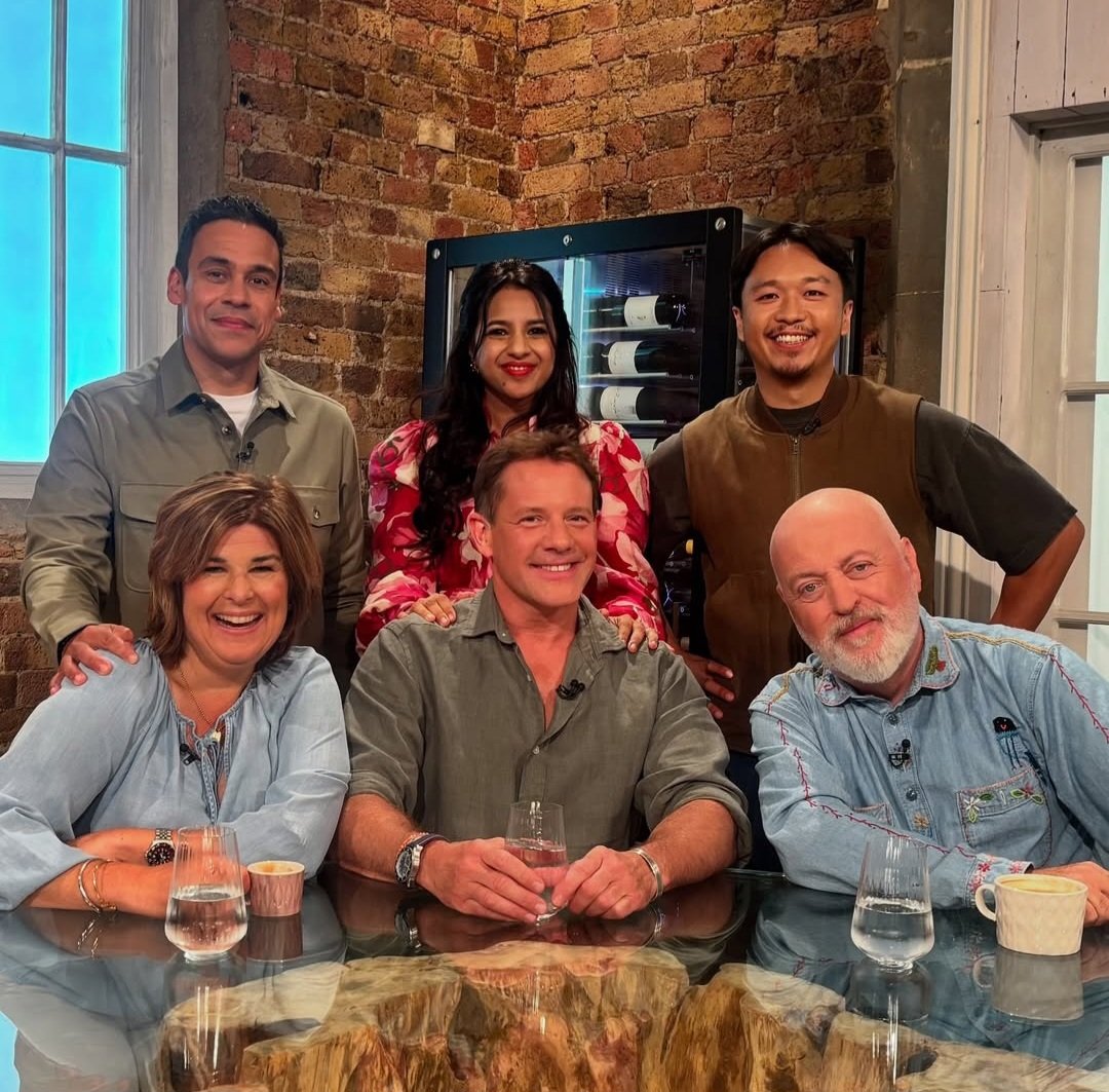 Women In the Food Industry (@women_food_wifi) on Twitter photo All set for <a href="/SaturdayKitchen/">SaturdayKitchen</a> #SaturdayKitchen with <a href="/cookinboots/">Ravinder Bhogal</a> <a href="/matt_tebbutt/">Matt Tebbutt</a> <a href="/PaulAinsw6rth/">The Ainsworth Collection</a> & <a href="/knackeredmutha/">Helen McGinn</a> on drinks. 🍷🥂Find out more 👇
instagram.com/reel/DM1rI8MCQ… All set for <a href="/SaturdayKitchen/">SaturdayKitchen</a> #SaturdayKitchen with <a href="/cookinboots/">Ravinder Bhogal</a> <a href="/matt_tebbutt/">Matt Tebbutt</a> <a href="/PaulAinsw6rth/">The Ainsworth Collection</a> & <a href="/knackeredmutha/">Helen McGinn</a> on drinks. 🍷🥂Find out more 👇
instagram.com/reel/DM1rI8MCQ…