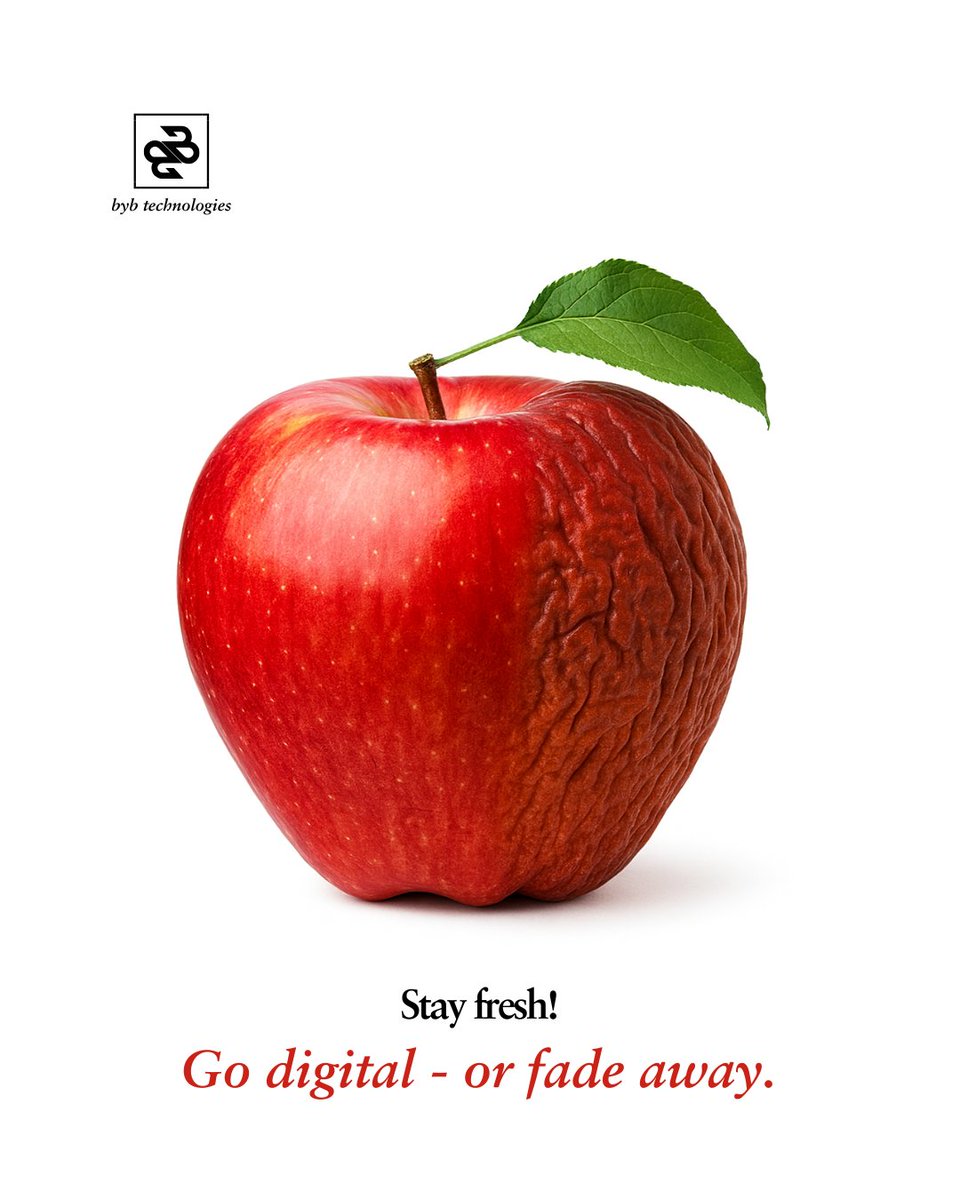 BybTechnologies's tweet photo. In a world that’s constantly changing, staying still is fading fast.
Stay fresh, stay seen — go digital. 🍎💻

#GoDigitalOrFadeAway #BYBTechnologies #DigitalMarketing #BrandFreshness #StayRelevant #ModernMarketing #DigitalShift #MarketingMatters #CreativeBrands #TechWithPurpose https://t.co/A6lP11DNdY