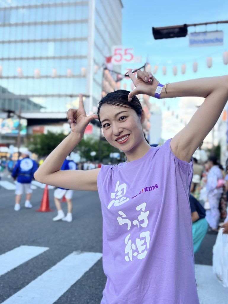 長野びんずる18:30スタート👹‼️鬼無里小学校の子どもたちと楽しんで踊ります💜