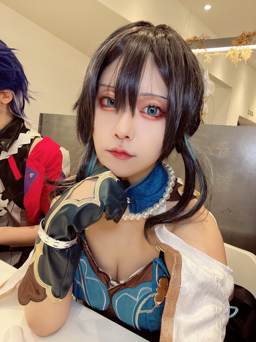 あまりにも唐突に決まったため
フルでルアンを借りて来ました😂
 #コスサミ