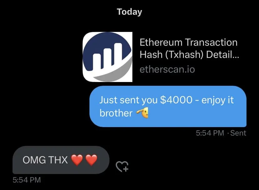 Drop your eth wallet, see you soon with another surprise Dm 👀

Love you all 💞