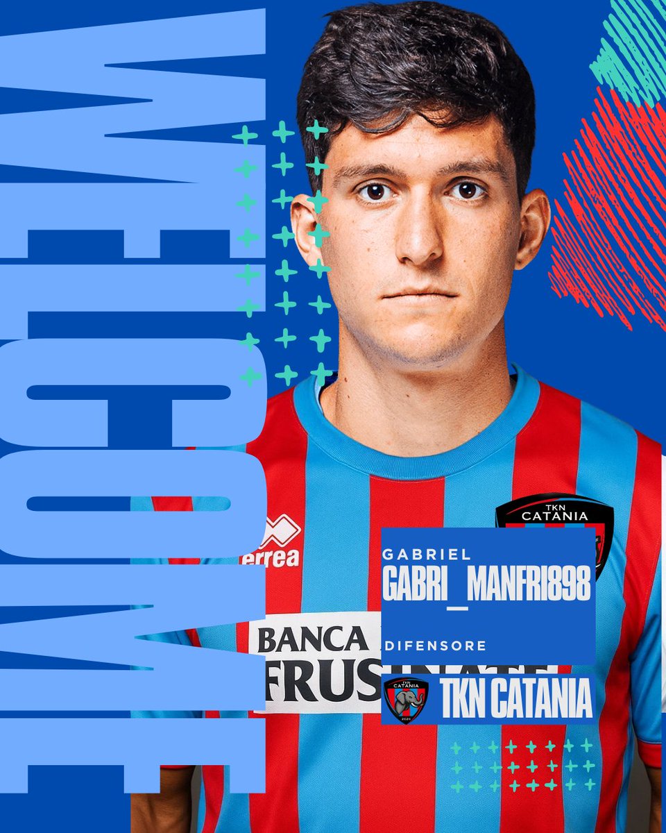 TKN Royal (@tkn_royal) on Twitter photo Nuovo acquisto in casa TKN CATANIA, con l'arrivo di <a href="/Gabri_manfri898/">Gabri_manfri898</a> si completa il reparto difensivo dei rossazzurri. Nonostante la giovane etร si รจ dimostrato solido e propenso all'ascolto, puntuale nei contrasti cosรฌ come nel posizionamento. Crescerai davvero bene! Benvenuto! Nuovo acquisto in casa TKN CATANIA, con l'arrivo di <a href="/Gabri_manfri898/">Gabri_manfri898</a> si completa il reparto difensivo dei rossazzurri. Nonostante la giovane etร si รจ dimostrato solido e propenso all'ascolto, puntuale nei contrasti cosรฌ come nel posizionamento. Crescerai davvero bene! Benvenuto!
