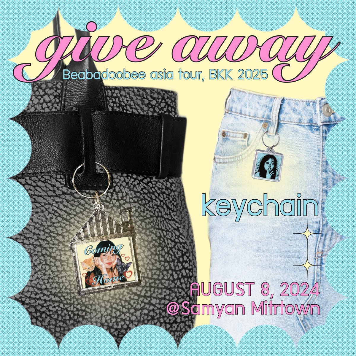 nolimitneoju's tweet image. 🐱✴️Give away✴️🐱

(please kindly hit the ❤️ and 🔁)

Kewt little keychain
- 21 ea

Date: August 8, 2025
Location: Samyan Mitrtown 5th floor 
Time: around 4pm-5pm 

มาเด้อพ่อแม่พี่น้องมารับกันนน น่ารักสุดๆเลยล่ะะ
แลกได้นะคะะะ dm ได้เงยย

 #TheSpaceInBetweenTourBKK