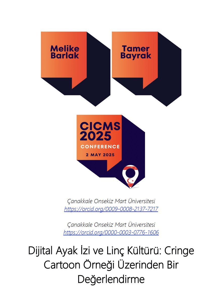 Yüksek lisans öğrencilerimizle birlikte yürüttüğümüz akademik çalışmalar, 7. Kültürel Bilişim, İletişim ve Medya Çalışmaları Konferansı’nın tam metin kitabında yayımlandı.

etkinlik.adu.edu.tr/cicms/webfolde…