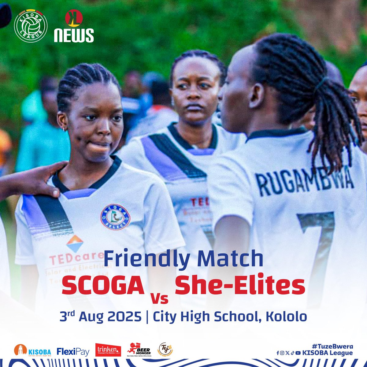 What’s a return to action without the girls in action? 

This Sunday, <a href="/scogaselectfc/">SCOGA SELECT</a> take on the <a href="/elitesK15/">ELITES FC</a> she team. Don’t miss it 

#KISOBALeagueSnIV || #KLBeachFinale🏖️