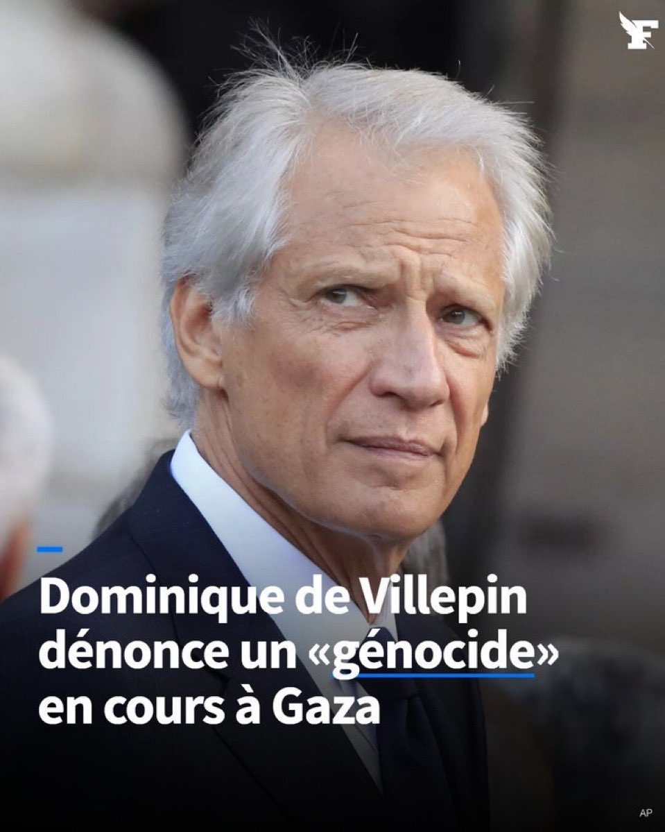 Et moi je "dénonce" un looser engagé dans une vraie-fausse campagne électorale pour la prochaine #Presidentielle2027 ...
Un pseudo #LR qui "drague" les électeurs de #Mélenchon et #LFI_islamo_gauchistes_antisemites ...
En bref, un pauvre type ! 🤮
#DominiquedeVillepin #Villepin