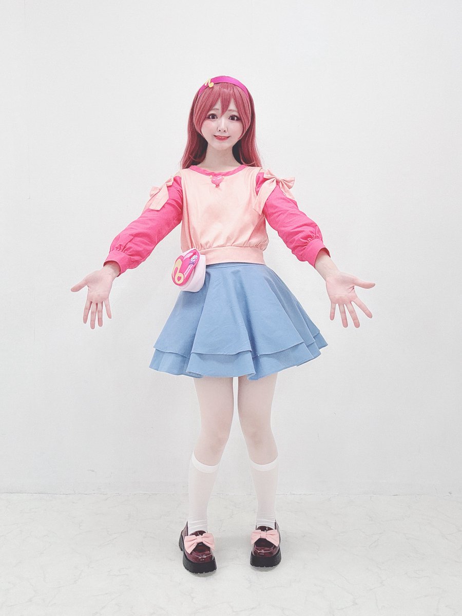 こりすページ キミプリ併せでうたちゃんでした🩷 変身前と変身後✧︎*。